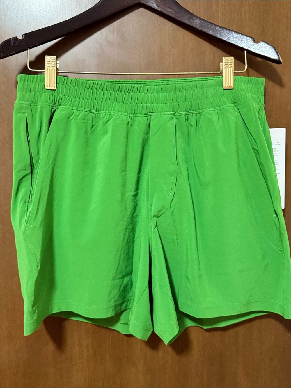 lululemon athletica Men's Neon Green Athletic Shorts
